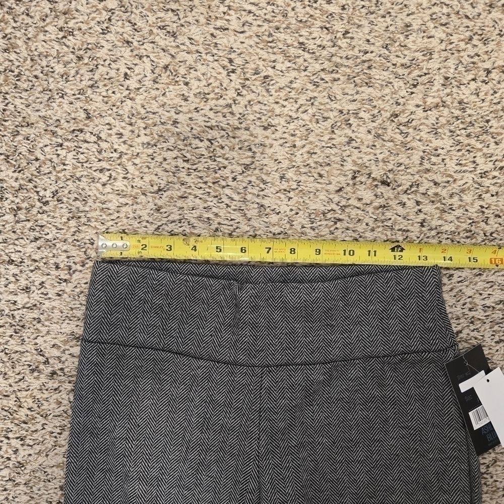 Ashley Blue Petite Black and White Stretch Pants Size Petite Medium - Picture 15 of 16